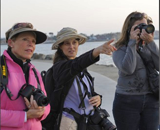 Photography Tour Guests at the harbor